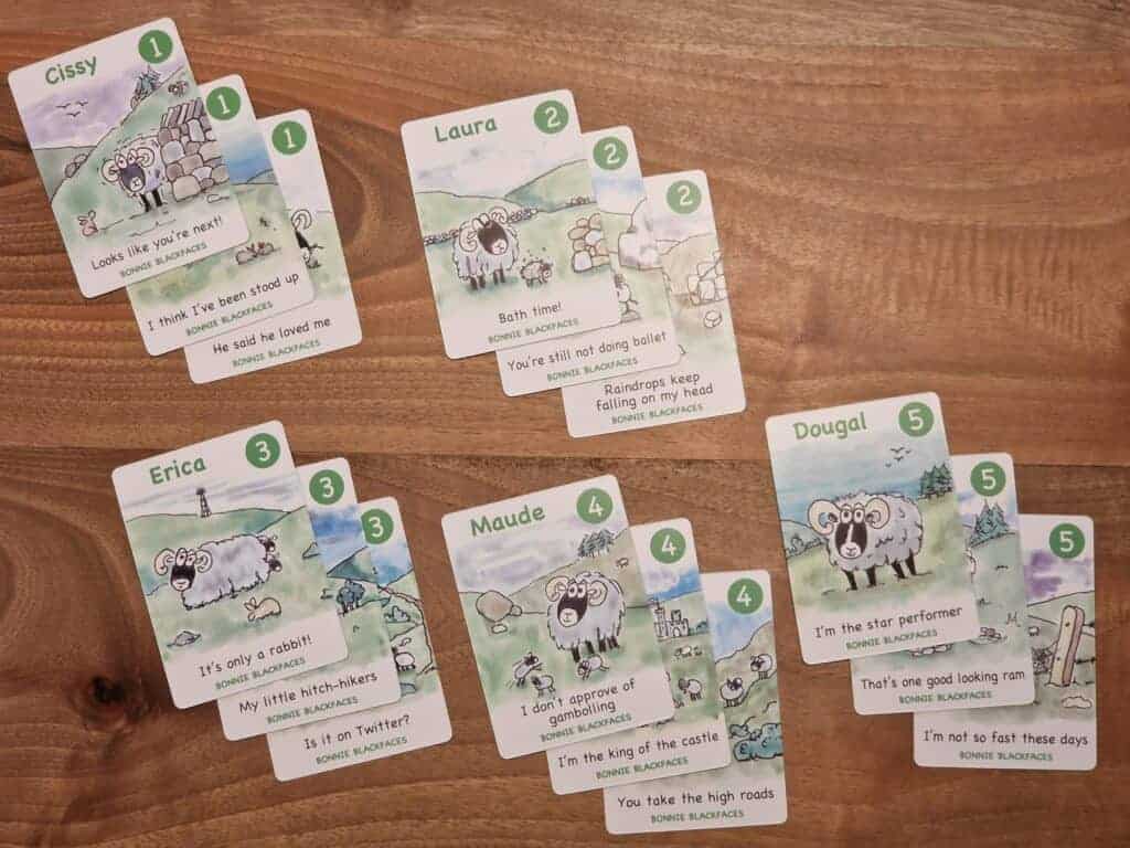 Flock Cards in Sheep Dip