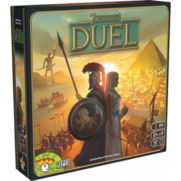 7 Wonders Duels is one of the top light strategy games you can enjoy with your partner.