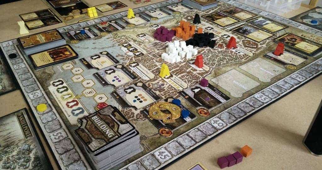 If you are looking for the top 3 player board games for new players, it would be hard to beat Lords of Waterdeep. The game is extremely new player friendly,