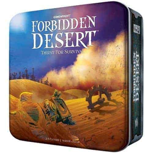 Looking for a good cooperative board game to play as a couple? Forbidden Desert is a quick, fun and easy way to enjoy your time with your partner.