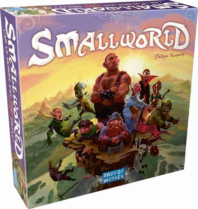 Small World is a fantasy board game for adults and kids