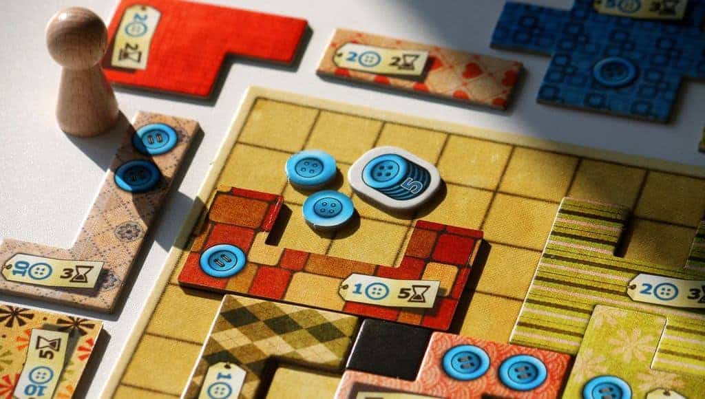 Patchwork may appear plain at first, hiding one of the best board games for 2 players we have played so far causally.