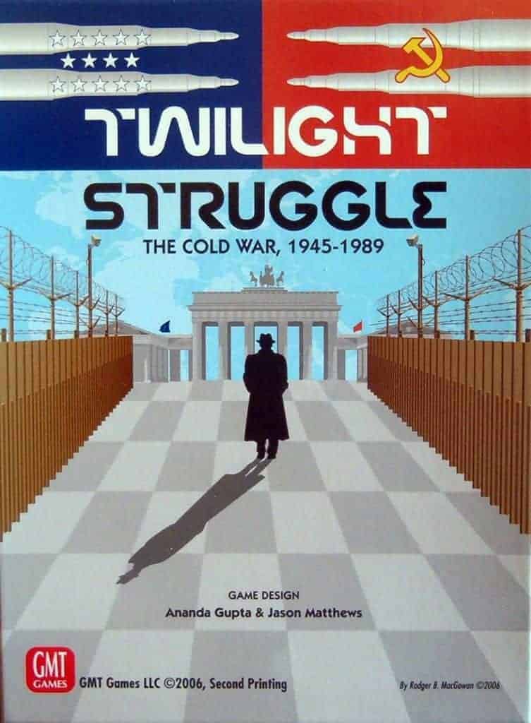Twilight Struggle is one of the best 2 player board games ever made. In fact, you can only play it with 2 players.
