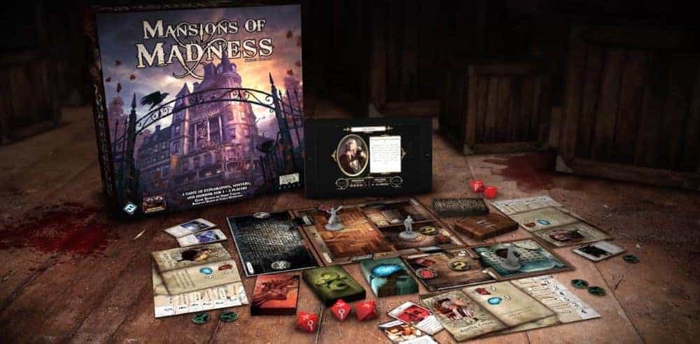 If you were looking for the game with good mobile app integration - Mansion of Madness has the digital board game background!