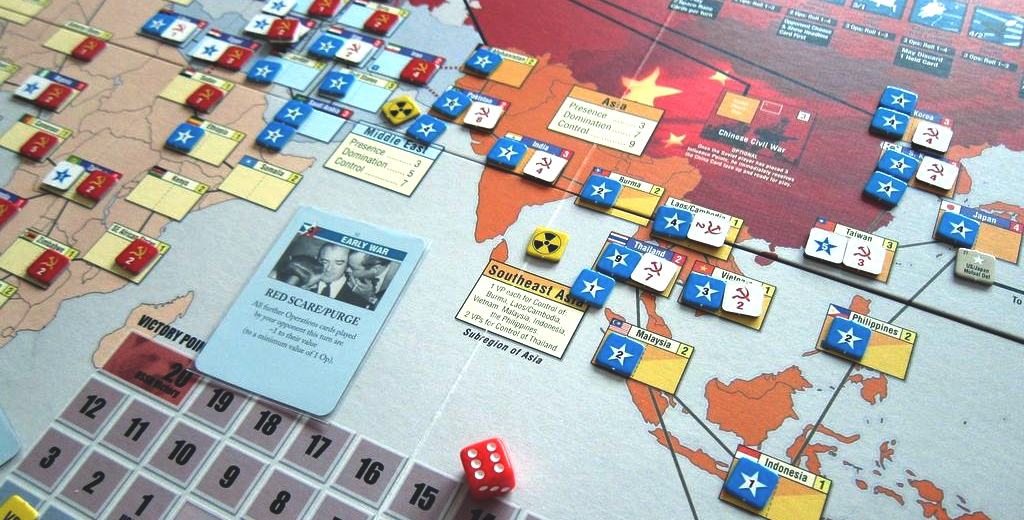 Twilight Struggle is a 2 person cold war saga, players should expect tension and heat