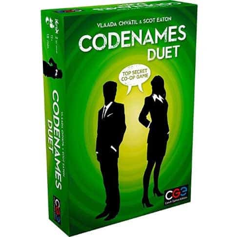 Codenames Duet is one of our top couple recommendations to have on the go