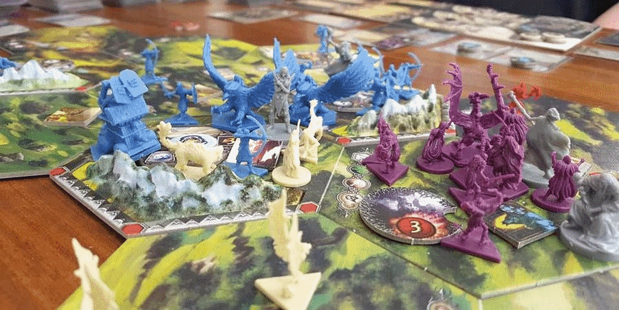 I don't know about you, but fantasy war board games are my favorite. I could start them playing and never stop