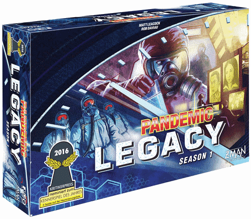 Pandemic Legacy: Season 1 is the most successful and sold in our list of legacy board games