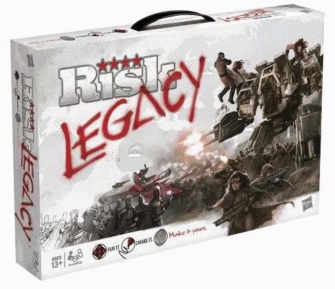 Risk is one of the best legacy style board games is you want to play a wargame.